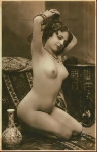 Fernande Barrey, photographiée par Jean Agelou, au début du XXe siècle.