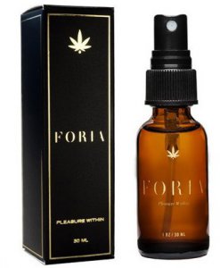 Foria est composé d'un doigt d'huile de cannabis et d'un doigt d'huile de noix de coco (les autres, vous en faites ce que vous voulez).