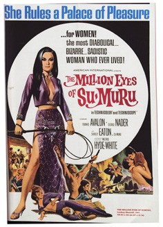 "The million Eyes of Sumuru" (1967), avec une "bad girl" très attirante.